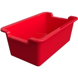 DEF39510RED - Deflecto Antimicrobial Rectangular Storage Bin