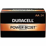 Duracell Coppertop Alkaline AA Battery - MN1500 - AA - 2100 mAh - 1.5 V DC - 24/bx