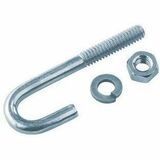 Ortronics J-Bolt Assembly - J-bolt, Lock Washer, Hex Nut - Hex - Silver (P987523H)