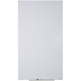 Quartet InvisaMount Vertical Glass Dry-Erase Board - 28x50 - 50" (4.2 ft) Width x 28" (2.3 ft) Height - White Glass Surface - Rectangle - Vertical - 1 Each