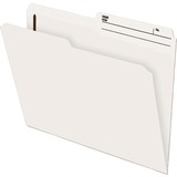 Pendaflex 1/2 Tab Cut Legal Yes Fastener Folder - 2" (50.80 mm) Folder Capacity - 8 1/2" (215.90 mm) x 14" (355.60 mm) - 2" (50.80 mm) Fastener Capacity - Ivory - 10 / Pack