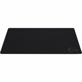 Logitech G Large Cloth Gaming Mouse Pad - 15.75" (400 mm) x 18.11" (460 mm) x 0.12" (3 mm) Dimension - Black - Rubber - Large - Mouse