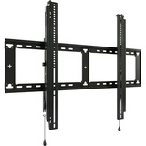 Chief Extra-Large Fit Wall Mount for Display, Wall Plate - Black - Height Adjustable - 49" to 98" Screen Support - 113.40 kg Load Capacity