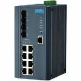 Advantech EKI-7712G-2FVI Ethernet Switch - 8 Ports - Manageable - Gigabit Ethernet -...