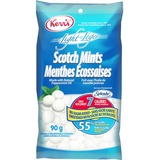 Kerr's No Sugar Added Scotch Mints 90g - Peppermint - Low Calorie, Gluten-free, Nut-free, Peanut-free, No High Fructose Corn Syrup - 90 g