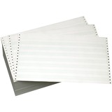 Spicers Continuous Forms (Cs) - 92 Brightness - 14 7/8" x 8 1/2" - 20 lb Basis Weight - 2700 / Box - 2700 Sheets - Sustainable Forestry Initiative (SFI) - Break Resistant, Chlorine-free, Acid-free, Green Bar, Printable, Unperforated - White