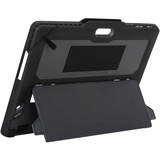 Targus Protect THD918GLZ Rugged Carrying Case for 13" Microsoft Surface Pro 9 Tablet, Stylus - Black - Drop Resistant, Slip Resistant, Shock Absorbing Shell, Bump Resistant - Elastic Body - Hand Strap - 11.57" (293.88 mm) Height x 8.78" (223.01 mm) Width x 0.71" (18.03 mm) Depth