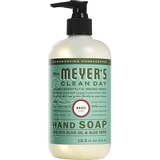 Mrs. Meyer's Basil Liquid Hand Soap - Basil ScentFor - 370 mL - Dirt Remover, Grime Remover - Hand - Refillable, Cruelty-free, Phthalate-free, Paraben-free, Sulfate-free, Non-drying - 1 Each