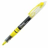 Sharpie Accent Highlighter - Liquid Pen - Micro Marker Point - Chisel Marker Point Style - Yellow Pigment-based Ink - 1 Each