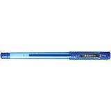 Zebra Pen Liquid Rollerball Needle point Pen - Medium Pen Point - 0.5 mm Pen Point Size - Blue - Translucent Barrel - Metal Tip - 1 Each