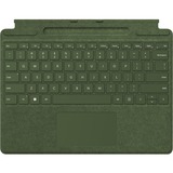 Microsoft Signature Keyboard/Cover Case for 13" Microsoft Surface Pro X, Surface Pro 8, Surface Pro 9 Tablet, Stylus - Forest - Alcantara Exterior Material - 8.90" (226.10 mm) Height x 11.38" (289.10 mm) Width x 0.19" (4.89 mm) Depth