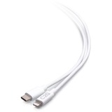 C2g C2G54560 Cables 10ft Usb-c Male To Lightning Male Sync And Charging Cable - White 757120545606