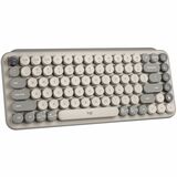 Clavier POP Keys - Sans fil Connectivit&eacute; - Anglais - Brume Logitech