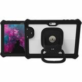 The Joy Factory aXtion Go MP Rugged Carrying Case Microsoft Surface Go, Surface Go 2, Surface Go 3, Surface Go 4 Tablet, Credit Card, Card Reader - Black, Transparent