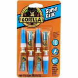 Gorilla+Glue+Super+Glue%2C+Four+3+Gram+Tubes%2C+Clear%2C+%28Pack+of+1%29