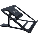 DAC® MP-224 Portable Laptop Stand With 6 Height Levels, Black - Upto 15.6" Screen Size Tablet, Notebook Support - Aluminum Alloy, Silicon - Black