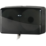 Kruger Mini-Max JBT Bathroom Tissue Dispenser - Roll Dispenser - 2 x Roll - 10.40" (264.16 mm) Height x 15.70" (398.78 mm) Width x 5.33" (135.38 mm) Depth - Smoke - 1 Each