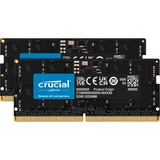 Crucial 32GB (2 x 16GB) DDR5 SDRAM Memory Kit - For Notebook - 32 GB (2 x 16GB) - DDR5-5200/PC5-41600 DDR5 SDRAM - 5200 MHz Single-rank Memory - CL42 - 1.10 V - Non-ECC - 262-pin - SoDIMM - Lifetime Warranty