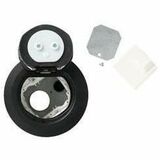 Wiremold 4AT Evolution Poke-Thru Device-Unwired- Black - Poke Thru Device - Black - 5.50