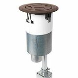 Wiremold 4AT Evolution Poke-Thru Device-Unwired- Bronze - Poke Thru Device - Bronze (4ATCBZ)