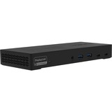 VisionTek VT7400 Docking Station - for Notebook - 180 W - USB Type C - 3 Displays Supported - 4K - 4096 x 2160 - 7 x USB Ports - 4 x USB Type-A Ports - USB Type-A - 3 x USB Type-C Ports - USB Type-C - 1 x RJ-45 Ports - Network (RJ-45) - 3 x HDMI Ports - HDMI - 2 x DisplayPorts - DisplayPort - Black - Wired - Gigabit Ethernet - Windows 10, Windows 11, Windows 8.1, Windows 7, ChromeOS, Mac OS 10.x