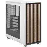 Fractal Design North Computer Case - Mid-tower - Chalk White - Tempered Glass, Steel - 5 x Bay - 2 x 5.51" (140 mm) x Fan(s) Installed - ATX, Micro ATX, Mini ITX Motherboard Supported - 8 x Fan(s) Supported - 2 x Internal 2.5" Bay - 3 x Internal 2.5"/3.5" Bay(s) - 7x Slot(s) - 3 x USB(s) - 1 x Audio In - 1 x Audio Out - Fan Cooler