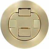 Wiremold 4in Prewired Surface dup Sb - Poke Thru Device - 5.50