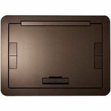 Wiremold Evolution Cable Organizer - Floor Box Cover - Bronze - Die-cast Aluminum (EFB6810CTBZ)