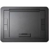 Wiremold Evolution EFB6 Cable Protection - Floor Box Cover - Gray - Die-cast Aluminum (EFB6810CTGY)