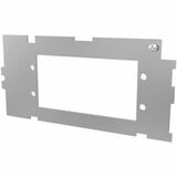 Wiremold Faceplate - 1 x Total Number of Socket(s) - Floor Mount - Gray - Steel (RFBAAAP)