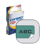 Dymo S0720590 Labels Dy D1 12mmx7m 1/2x23 Bk/grn Global S0720590 5411313450195