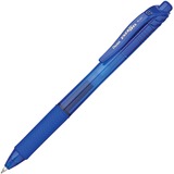 Pentel EnerGel-X Retractable Gel Pens - Medium Pen Point - 0.7 mm Pen Point Size - Refillable - Retractable - Blue Gel-based Ink - Blue Barrel - Metal Tip - 1 Each