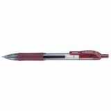 Zebra Pen Sarasa Dry X20 Gel Retractable Pens - Medium Pen Point - 0.7 mm Pen Point Size - Refillable - Retractable - Mahogany Pigment-based Ink - Translucent Barrel - 1 Each