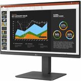 LG 24BR650B-C 24" Class Full HD LCD Monitor - 16:9 - 24" Viewable - In-plane Switching (IPS) Technology - 1920 x 1080 - HDMI - DisplayPort