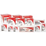 First Aid Central Compress Pressure Bandage with Gauze Ties, 10.2 x 10.2cm (4" x 4") - 1Each