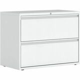 Offices To Go MVL1900 Lateral File - 36" x 19.3" x 27.3" - 2 x File Drawer(s) - Finish: White