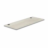 Heartwood Tucana Conference Table - Rectangle Top - T-shaped Base - Winter Wood - Polyvinyl Chloride (PVC)