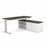 Calypso Height Adjustable Desk - Layout 3