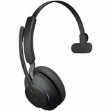 Jabra Evolve2 65 Headset - Mono - Wireless - Bluetooth - 98.4 ft - On-ear - Monaural - Supra-aural - Noise Canceling - Black