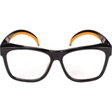 Kleenguard Maverick Safety Glasses - Recommended for: Eye - Anti-fog, Recyclable, Anti-scratch - UVA, UVB, UVC Protection - Polycarbonate - Orange, Clear - 1 / Each