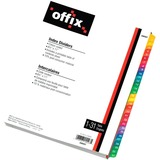 Novexco Index Divider - Printed Tab(s) - Digit - 1-31, Table of Contents - 8.50" Divider Width x 11" Divider Length - 1 Each
