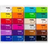 Staedtler FIMO Modelling Clay - Art, Education, Home, Classroom - 24 / Pack - Assorted - Polymer