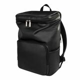 bugatti Carrying Case (Backpack) for 15.6" Notebook - Black - Vegan Leather Body - Handle, Shoulder Strap, Trolley Strap
