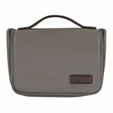 bugatti Contrast Carrying Case Travel - Gray - Vegan Leather Body - Handle - 5.98" (152 mm) Height x 7.99" (203 mm) Width x 3.98" (101 mm) Depth - Unisex - 1 Each