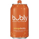 bubly Sparkling Water Orange - Ready-to-Drink - 355 mL - 12 Can / Box