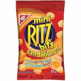 Christie Ritz Mini Ritz Bits Sandwiches Cheese Crackers - Cheese - 70 g - 12 / Box