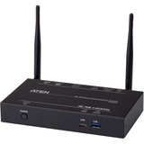 ATEN VP2020 4K Wireless Presentation Switch - 3840 Ã 2160 - 4K, Full HD - 2160p2 x 2 - Speaker, Computer, Notebook, Whiteboard, Display, Projector - 1 x HDMI Out - 1 x VGA Out