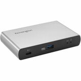 Kensington SD2600T Thunderbolt™ 4 Dual 4K Nano Docking Station - 65W PD - Win/Mac - for Notebook/Monitor - 135 W - Thunderbolt 4 - 2.0 Displays Supported - 4K, 8K, Full HD, QHD, 6K - 3840 x 2160, 7680 x 4320, 1920 x 1080, 2560 x 1440 - 1 x USB Ports - USB Type-A - Cool Gray - Thunderbolt - Wired - Windows 10, macOS Big Sur, ChromeOS - 65W