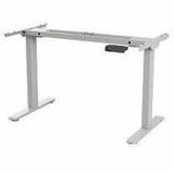 Humanscale FYH12TS Tables & Desks Humanscale Efloat Go 2.0, Height-adjustable Table Base (standard Range), Silver - T-shaped Base - 2  