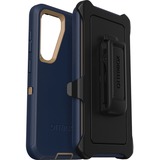 OtterBox Defender Rugged Carrying Case (Holster) Samsung Galaxy S23 Smartphone - Blue Suede Shoes - Bump Resistant, Dirt Resistant, Scrape Resistant, Tear Resistant, Drop Resistant, Wear Resistant - Plastic, Synthetic Rubber Body - Holster - 6.36" (161.54 mm) Height x 3.52" (89.41 mm) Width x 1.25" (31.75 mm) Depth - Retail